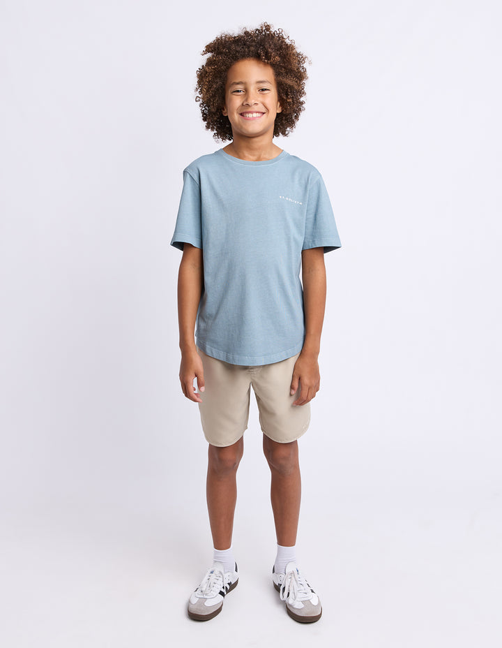 St Goliath Boys STG Essential Tee (Size 8-16) - Coal - view 2