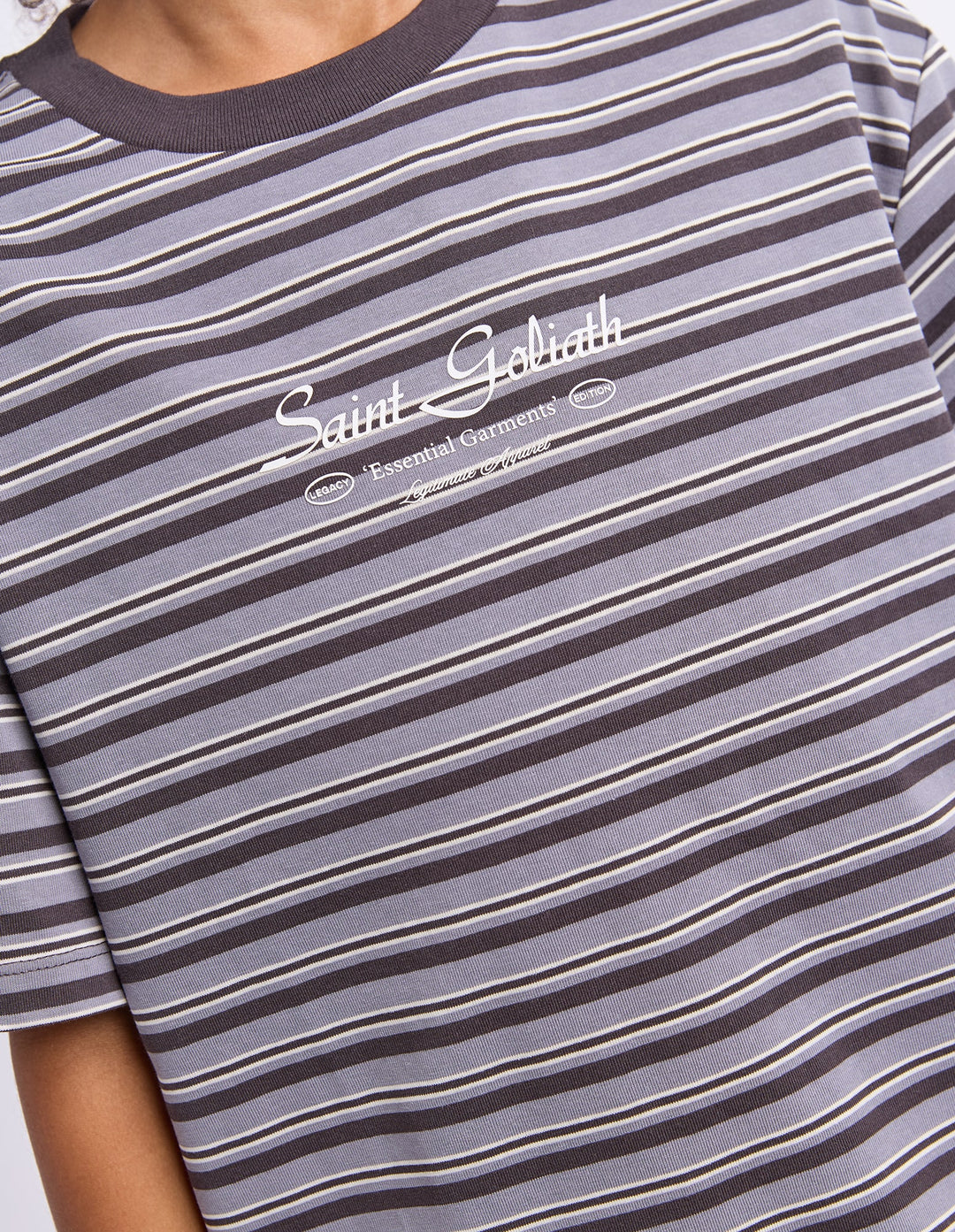 St Goliath Boys Stripe Ringer Tee (Size 8-16) - Black - photo 4 of 7