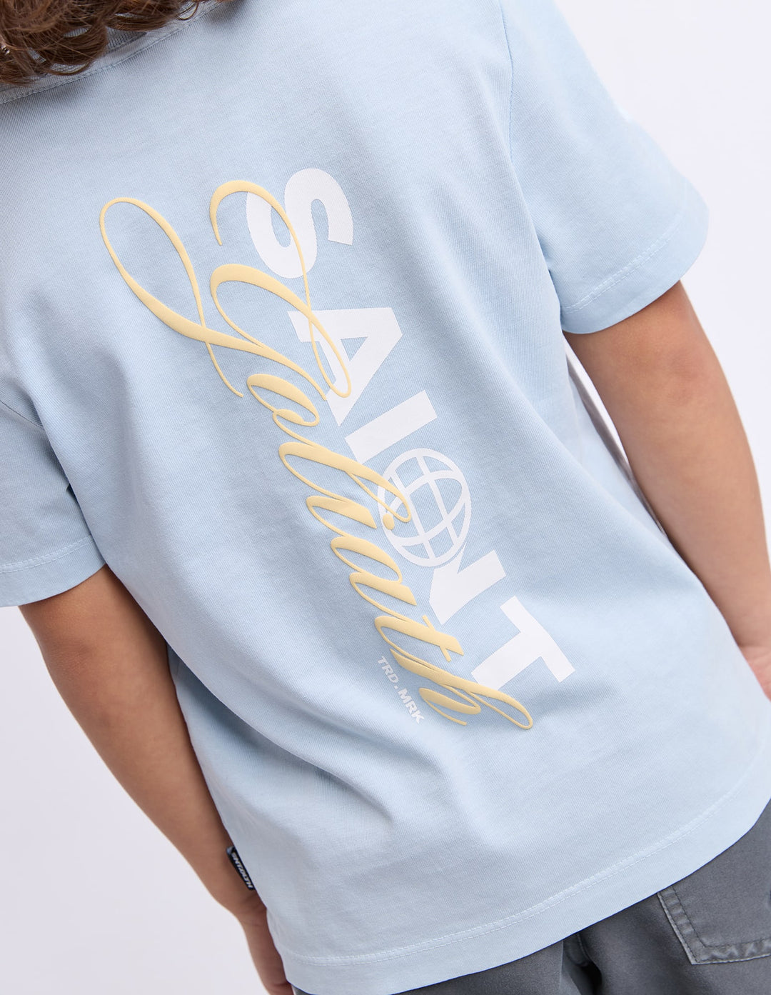 St Goliath Boys Global Tee (Size 3-7) - Sky - photo 1 of 7