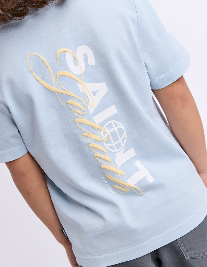 St Goliath Boys Global Tee (Size 3-7) - Sky - photo 1 of 7