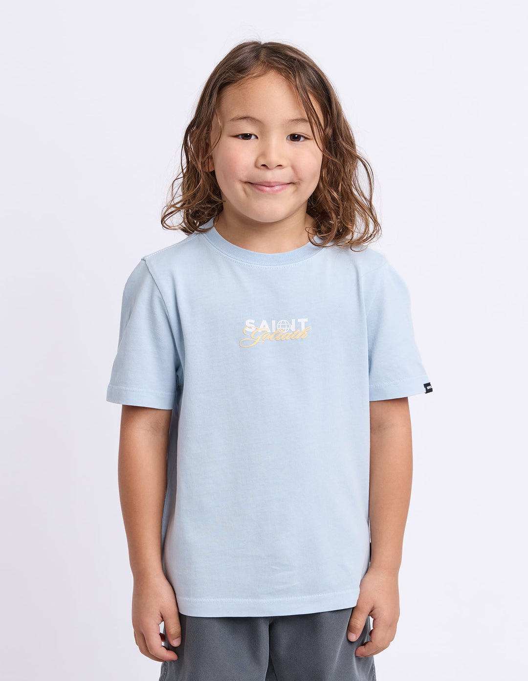 St Goliath Boys Global Tee (Size 3-7) - Sky - photo 5 of 7