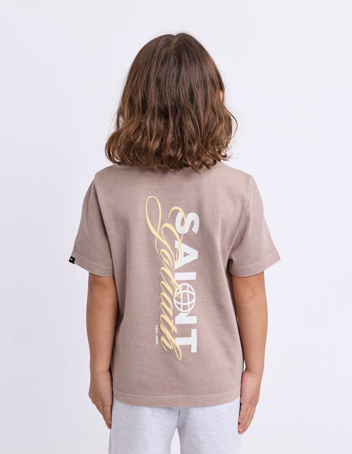 St Goliath Boys Global Tee (Size 3-7) - Tan - photo 1 of 7