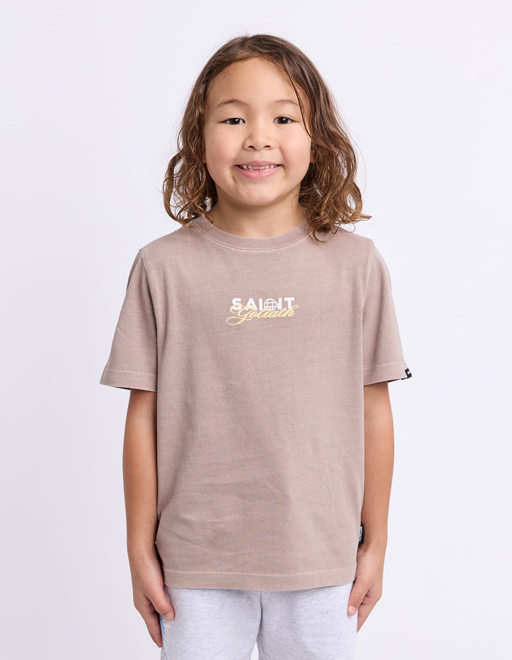 St Goliath Boys Global Tee (Size 3-7) - Tan - photo 6 of 7