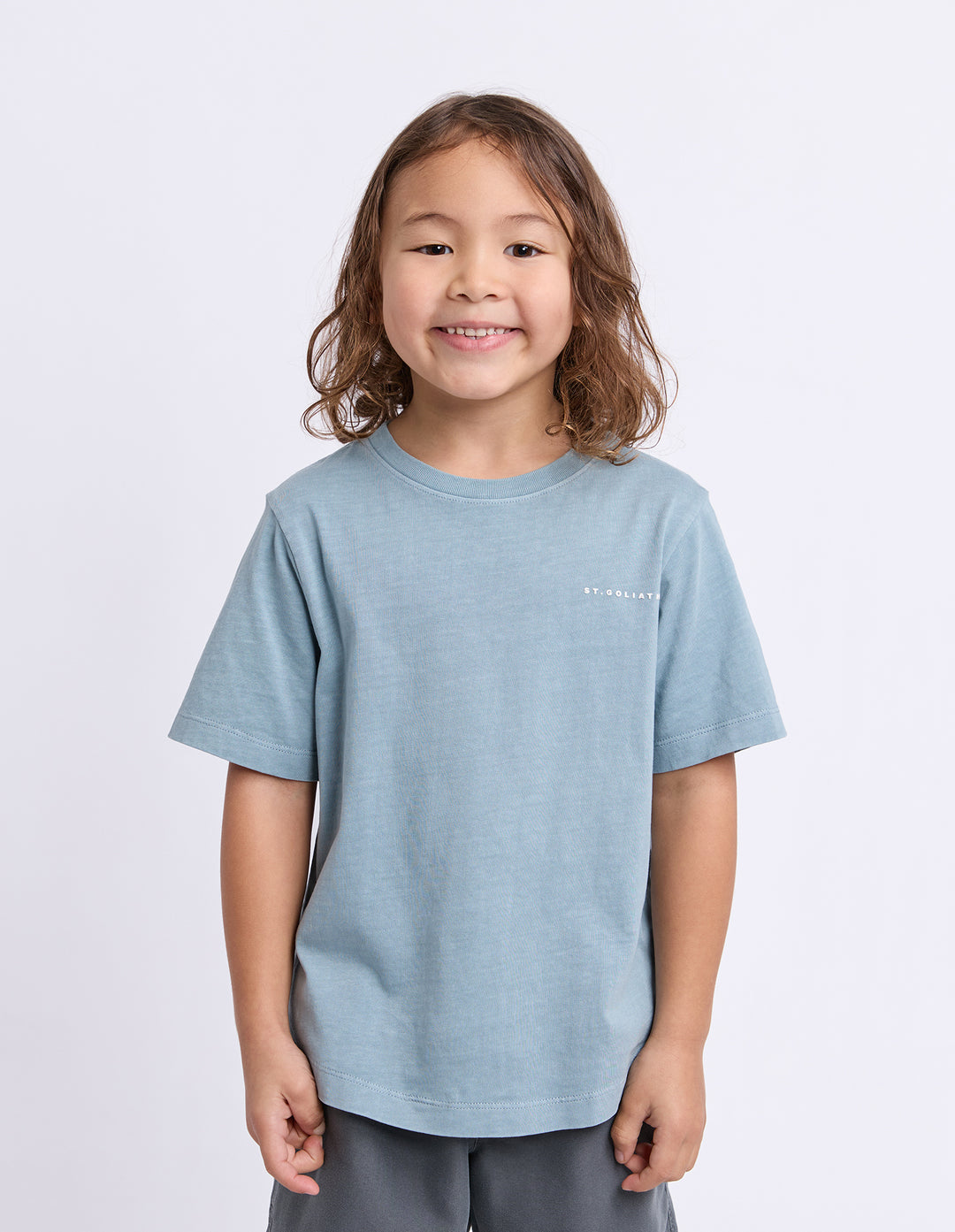 St Goliath Boys STG Essential Tee (Size 3-7) - Coal