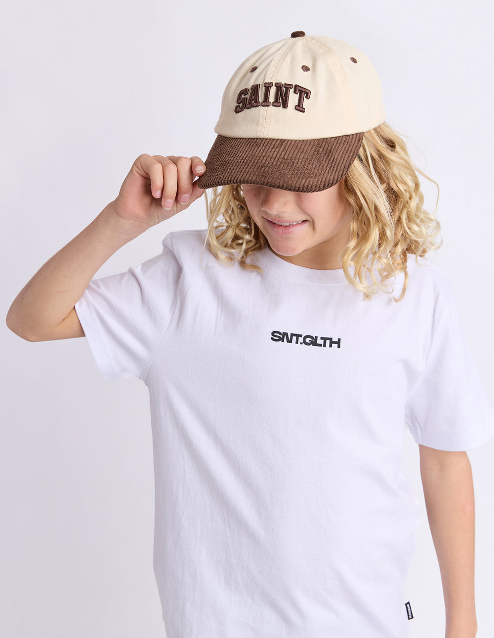 St Goliath Boys Two Tone Cap (Size 8-16) - Brown - view 2