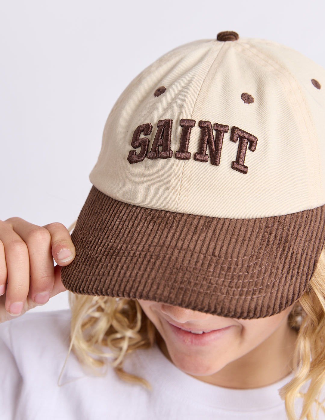 St Goliath Boys Two Tone Cap (Size 8-16) - Brown - view 6