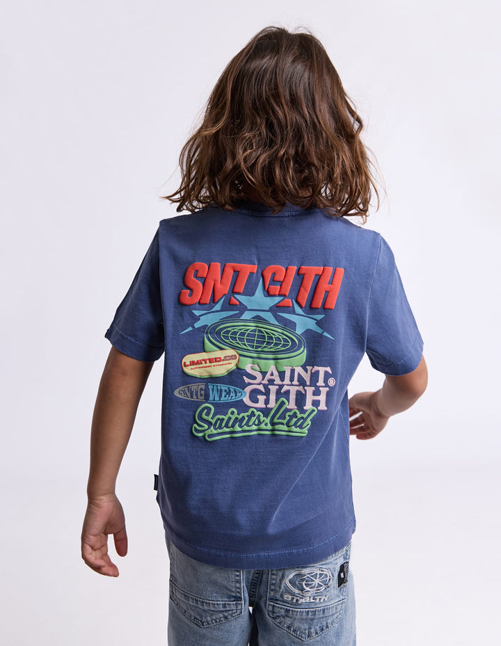 St Goliath Boys The Standard Tee (Size 3-7) - Navy - photo 2 of 4