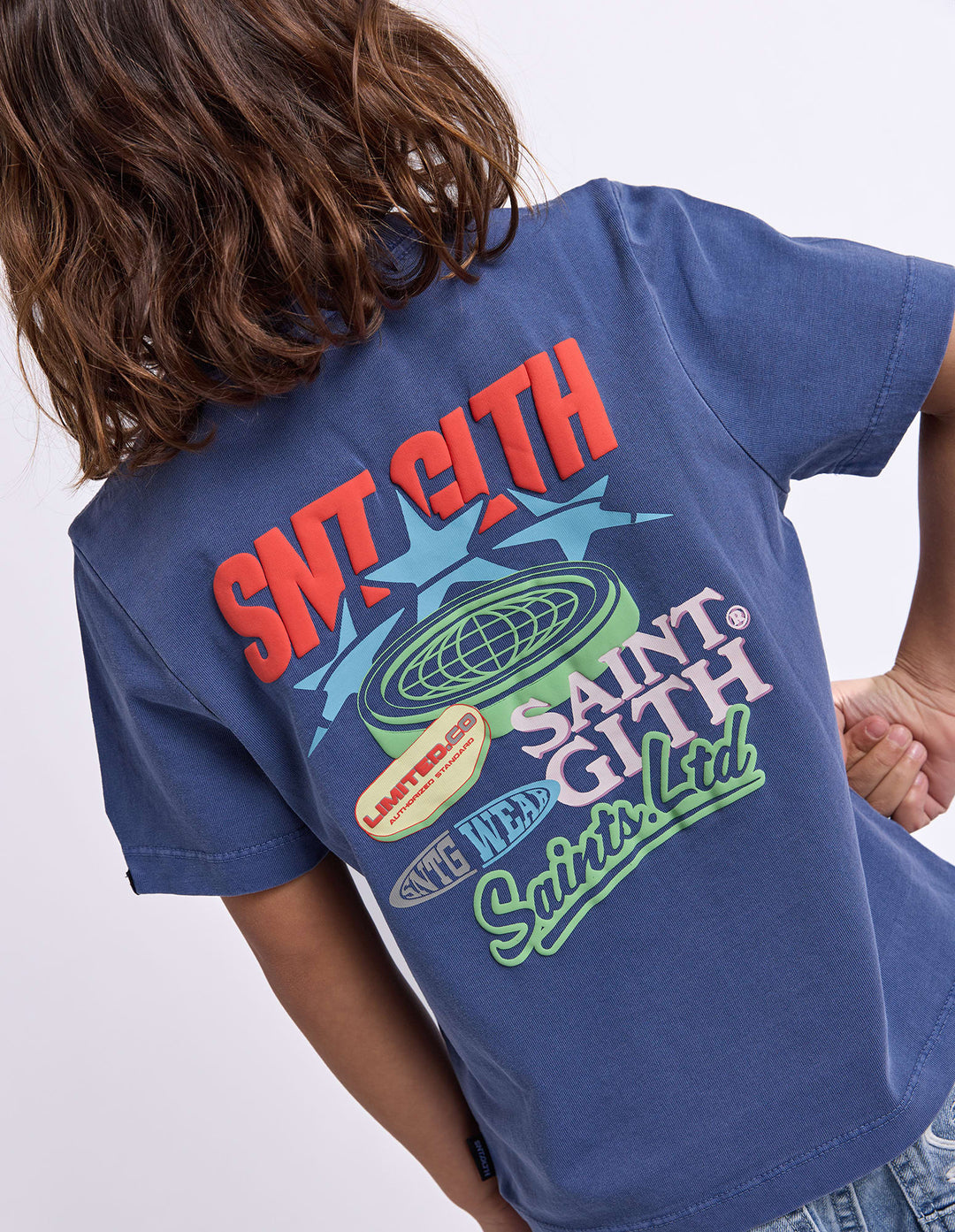 St Goliath Boys The Standard Tee (Size 3-7) - Navy - photo 4 of 4