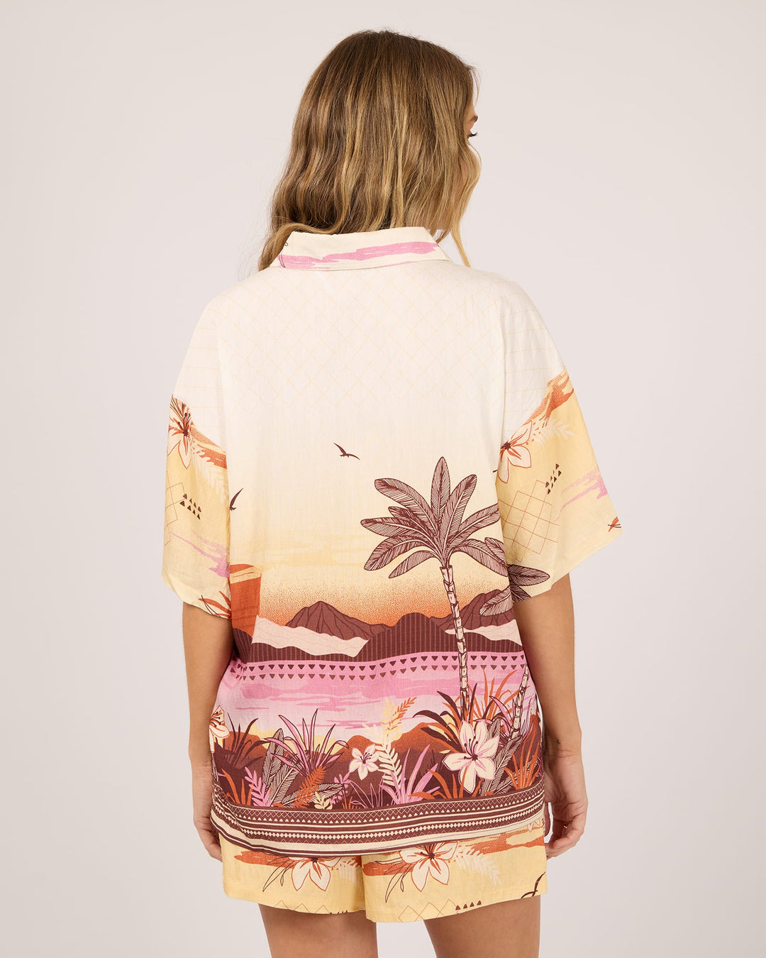 All About Eve Golden Hour Beach Shirt - Print - photo 3 of 6