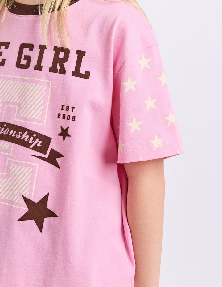 Eve Girl Superstar Tee (Size 8-16) - Rose - photo 4 of 4