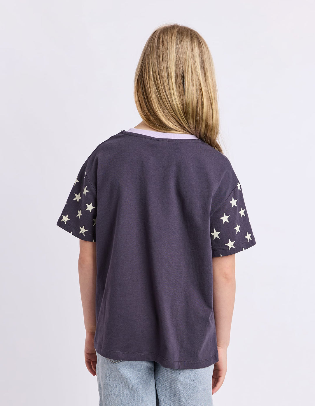 Eve Girl Superstar Tee (Size 8-16) - Navy - photo 3 of 4