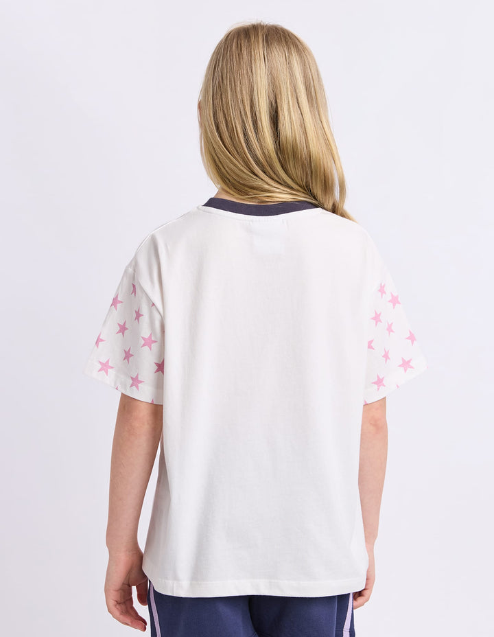 Eve Girl Superstar Tee (Size 8-16) - Vintage White - photo 3 of 4