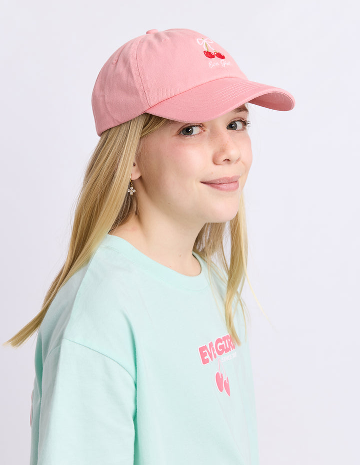 Eve Girl Cherry Cap (Size 8-16) - Pink - view 2