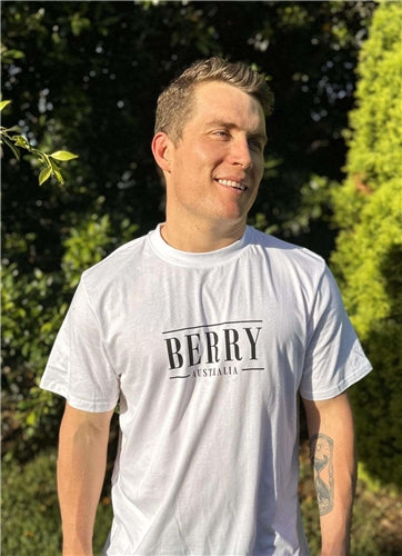 Five Mile - Berry T-Shirt White