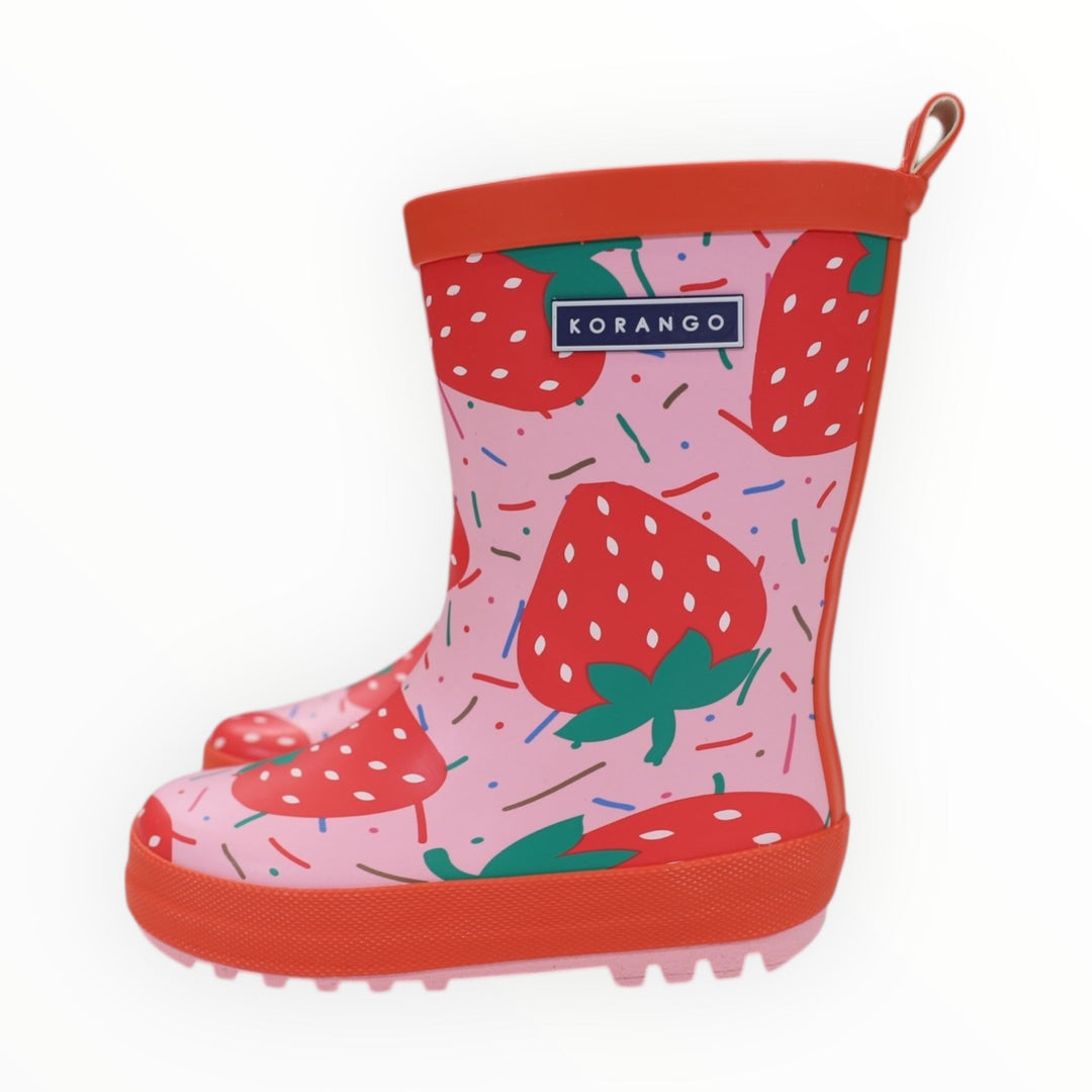 Korango - Strawberries &amp; Sprinkles Gumboot - Pink