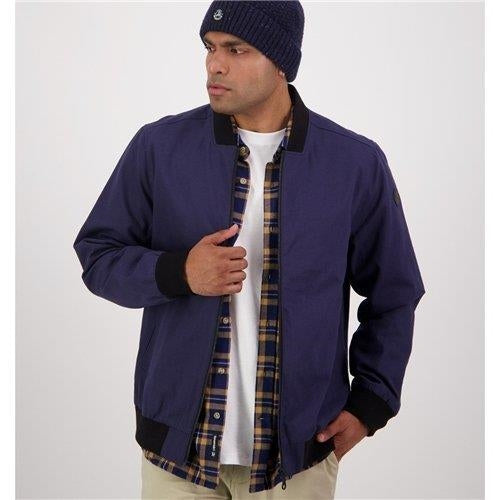 Swanndri - Bevan canvas Bomber - Navy