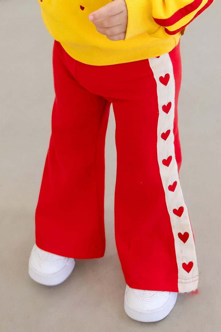 Poss &amp; Soss Heart Flares, Fiery Red, view 7 of 9