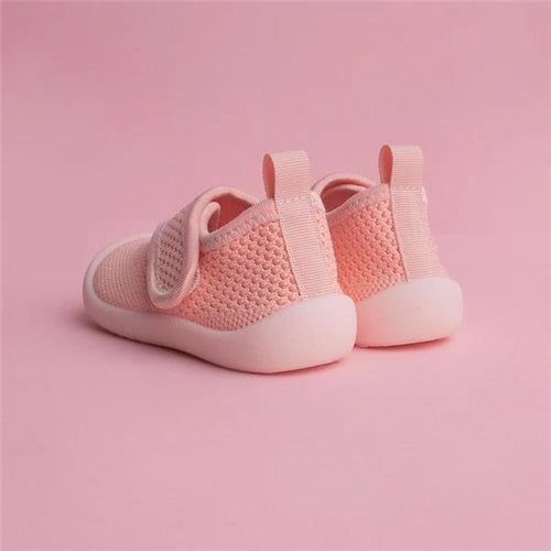 Duckies Velcro Baby Pink