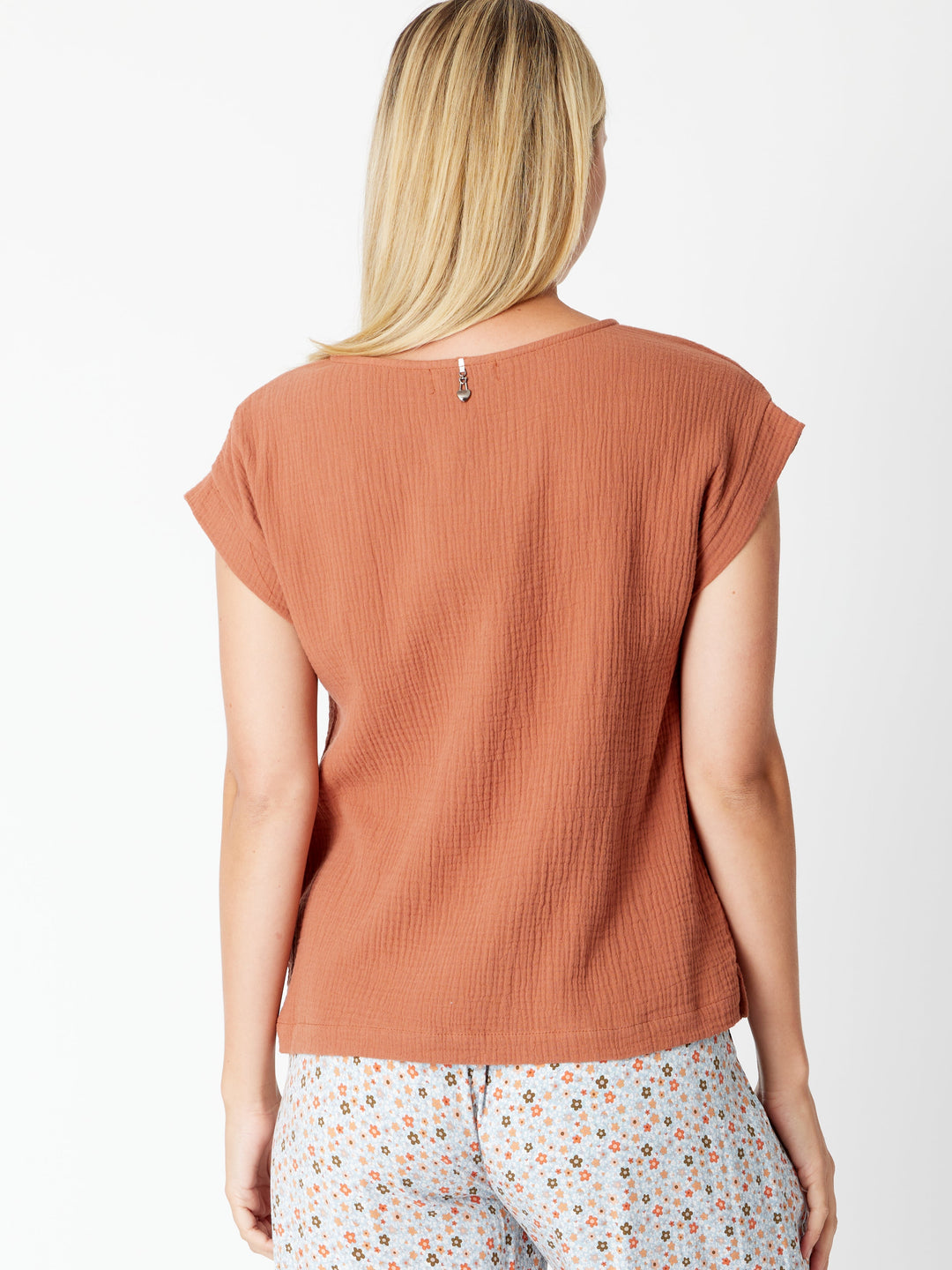 Luna Sky Tarin Everyday Top in Cinnamon, view 3