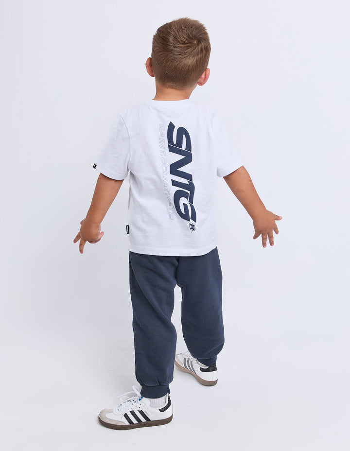 St Goliath Boys Challenger Track Pant (Size 3-7) - Navy - view 3