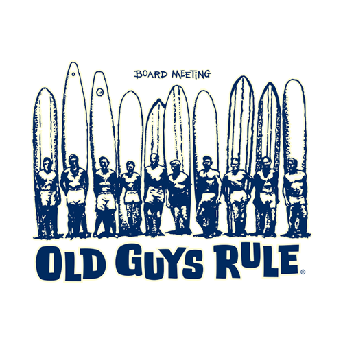 Old Guys Rule - Board Meeting - White