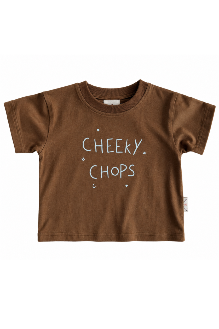 Poss &amp; Soss Cheeky Chops Tee, Chocolate, view 6 of 7