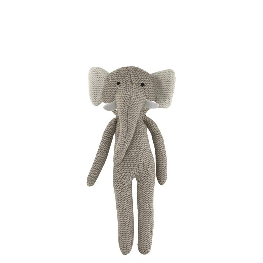 ES Kids - Eco Knitted Elephant Rattle