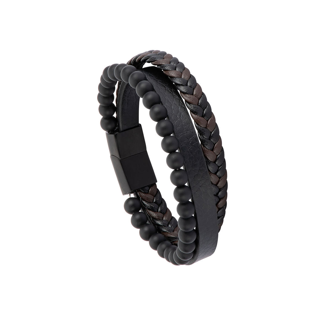 Avenel BILLY - GENUINE LEATHER BRACELET in TRIUMPH