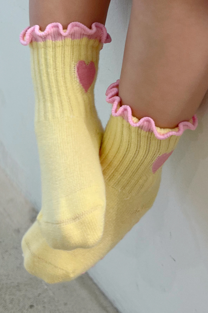 Poss &amp; Soss Heart Socks, Pink Lemonade, view 5 of 7