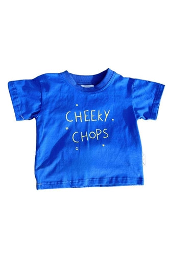 Poss &amp; Soss - Cheeky Chops Tee - Cobalt Blue