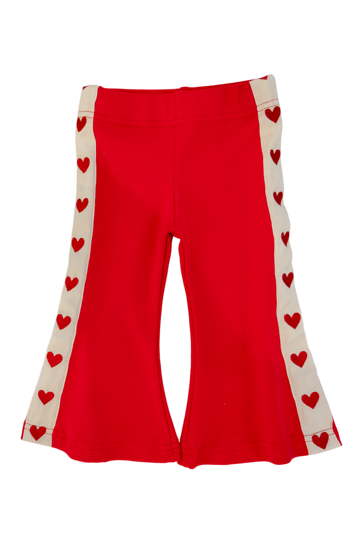 Poss &amp; Soss Heart Flares, Fiery Red, detail