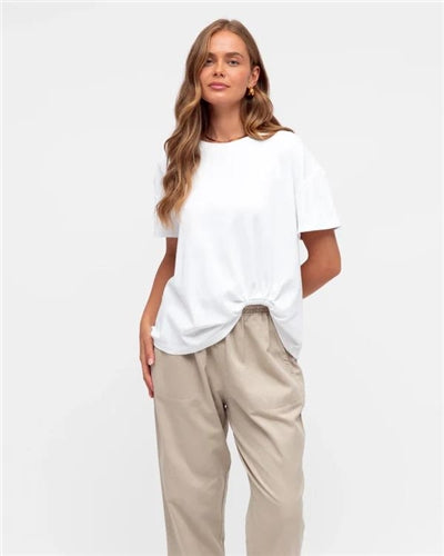 Label Of Love - Easy Tuck Tee - White