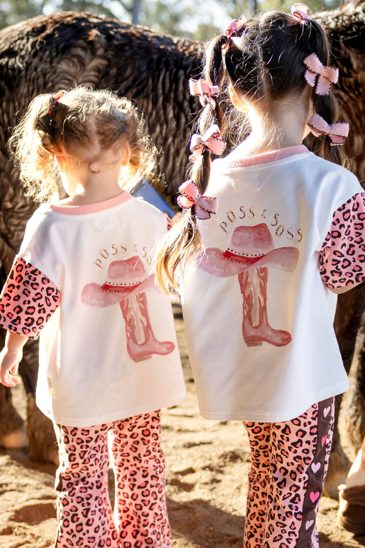 Poss &amp; Soss Oversized Tee, Howdy, view 2 of 7