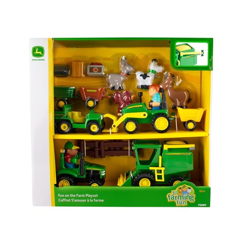 John Deere - Fun on the Farm 20 Piece Playset 12m+
