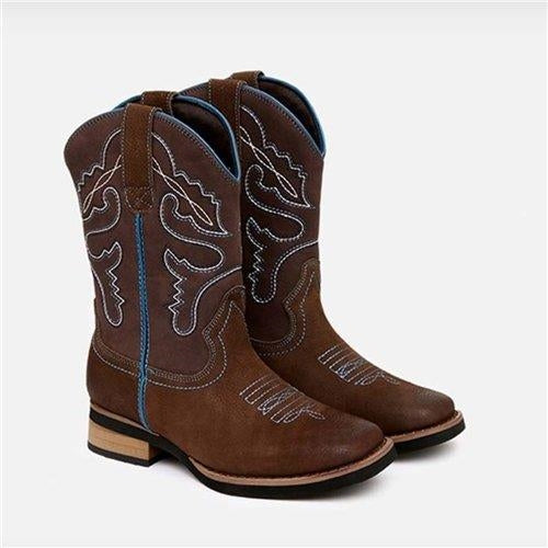 Baxter Boots Youth Western - Dark Brown