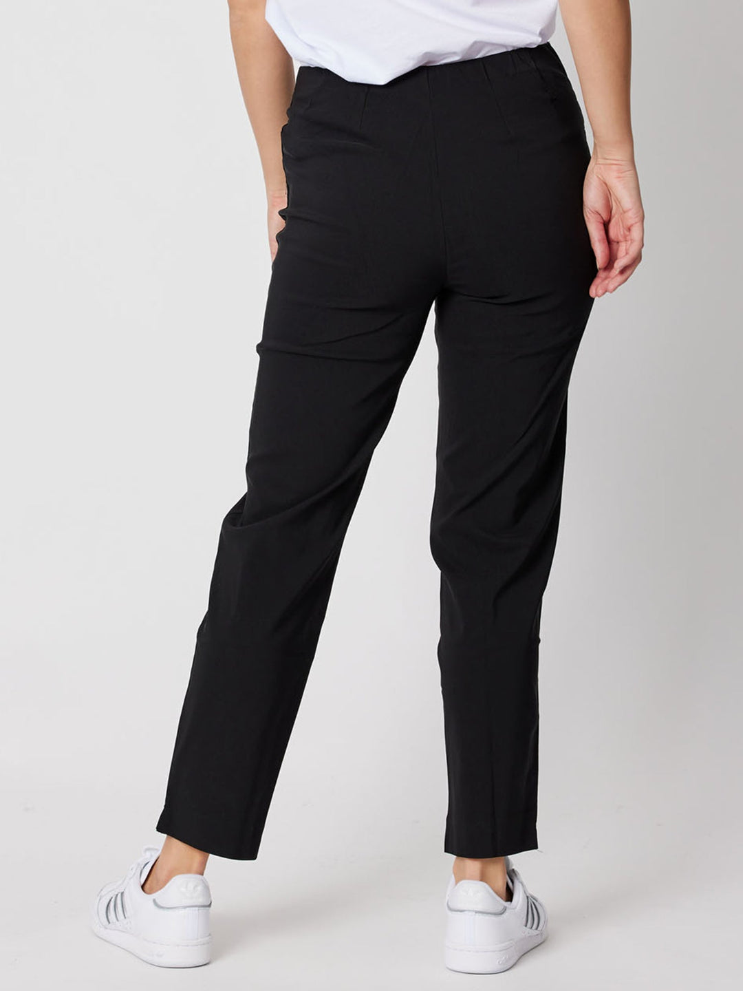 Threadz Chiara Full Length Bengaline Pant in Black, view 7