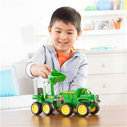John Deere - 15cm Sand Pit Vehicles 2 Pack 18m+