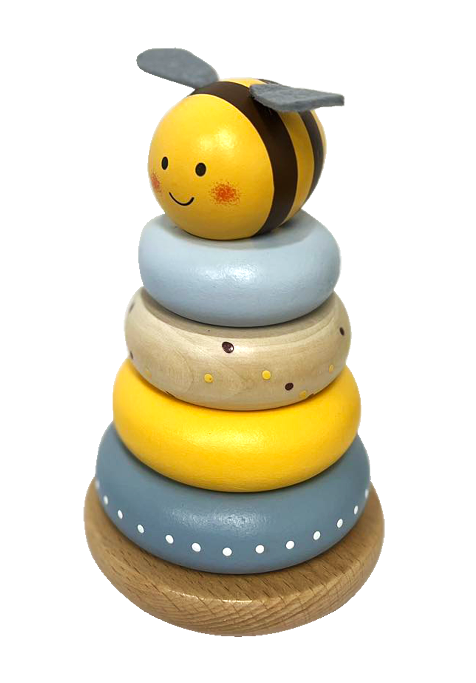 ToysLink - Wooden Bee Stacking Toy