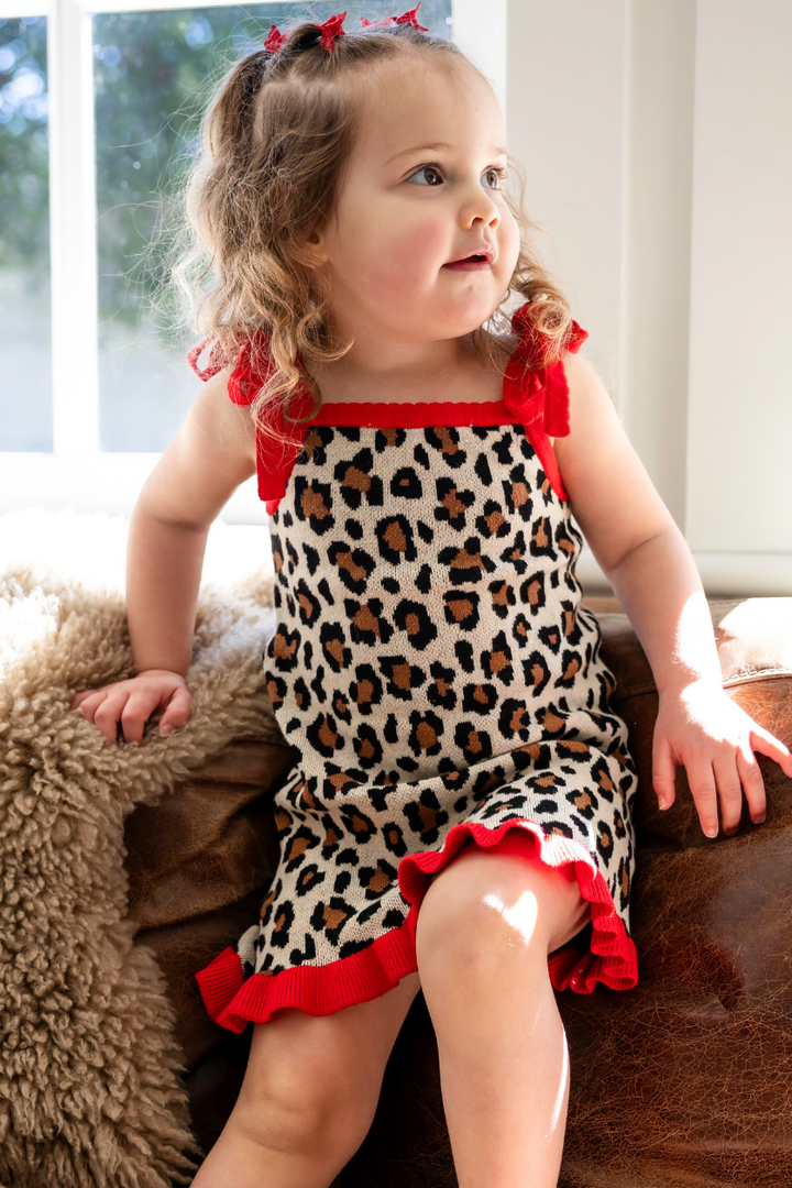 Poss &amp; Soss Florence Tie Dress in Leopard, view 5