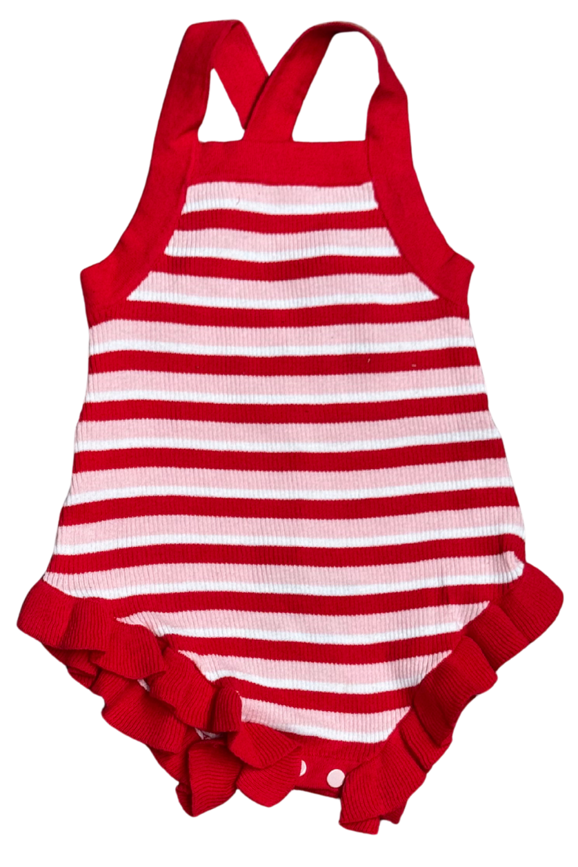 Poss &amp; Soss Rosie Romper in Candy Stripes, view 8