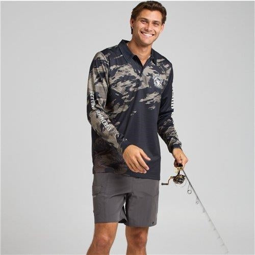 The Mad Hueys Getting Hammered | Fishing Jersey - Vintage Black