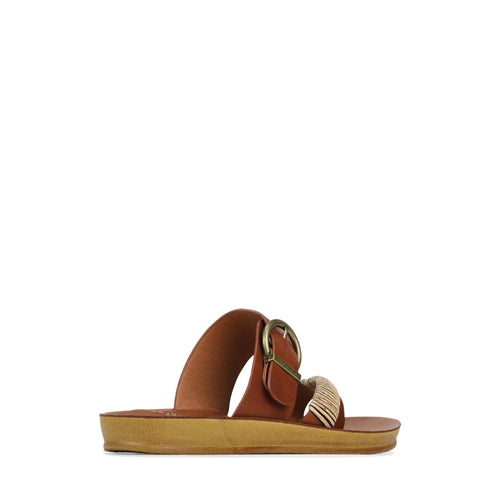 Los Cabos Bria Sandal - Cognac