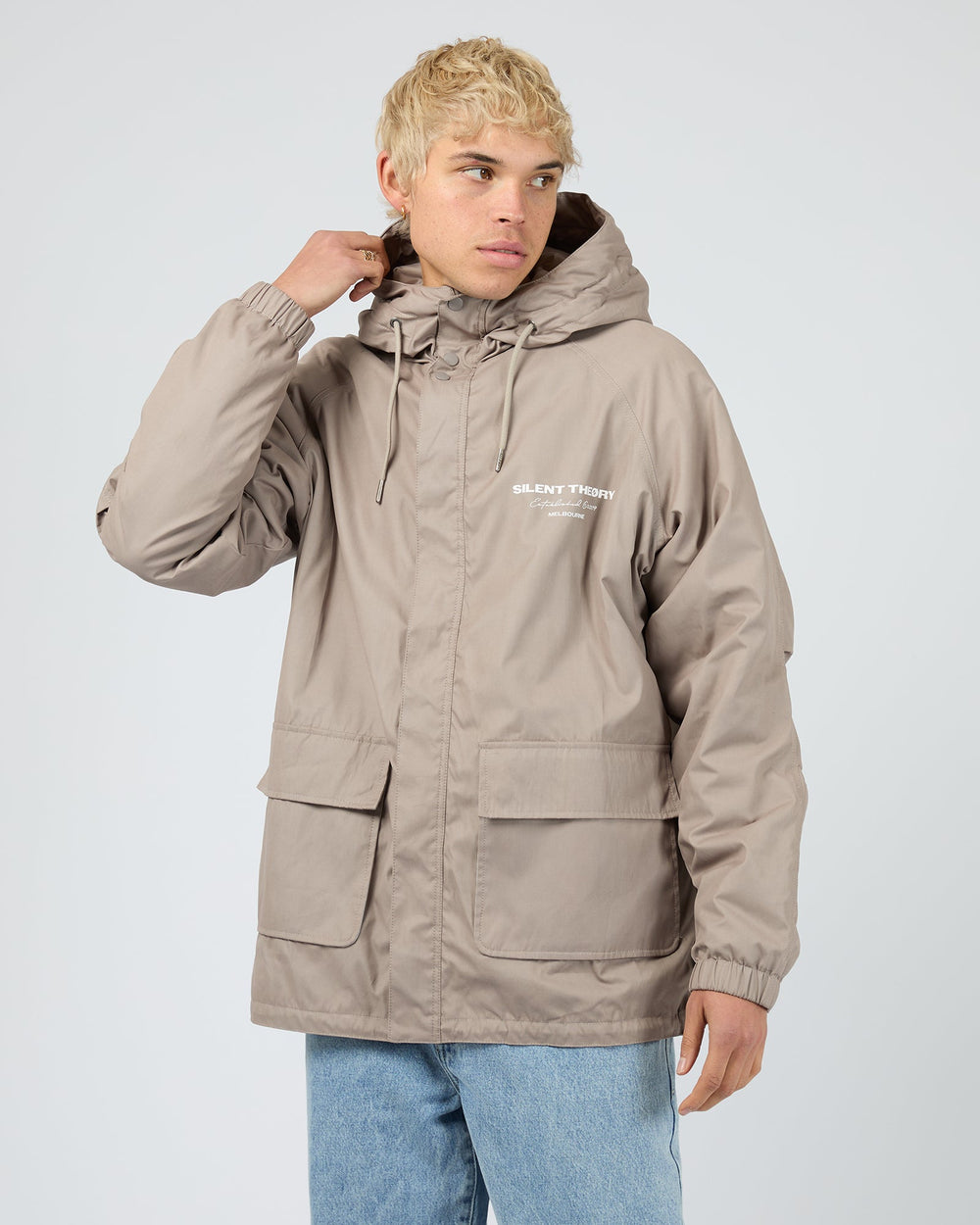 Silent Theory Setback Jacket - Mushroom - view 2