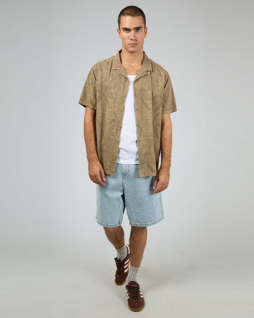 Silent Theory Foliage S/S Shirt - Brown - view 2