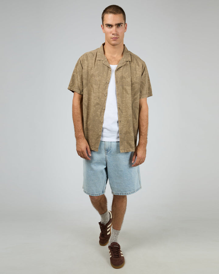 Silent Theory Foliage S/S Shirt - Brown - view 2
