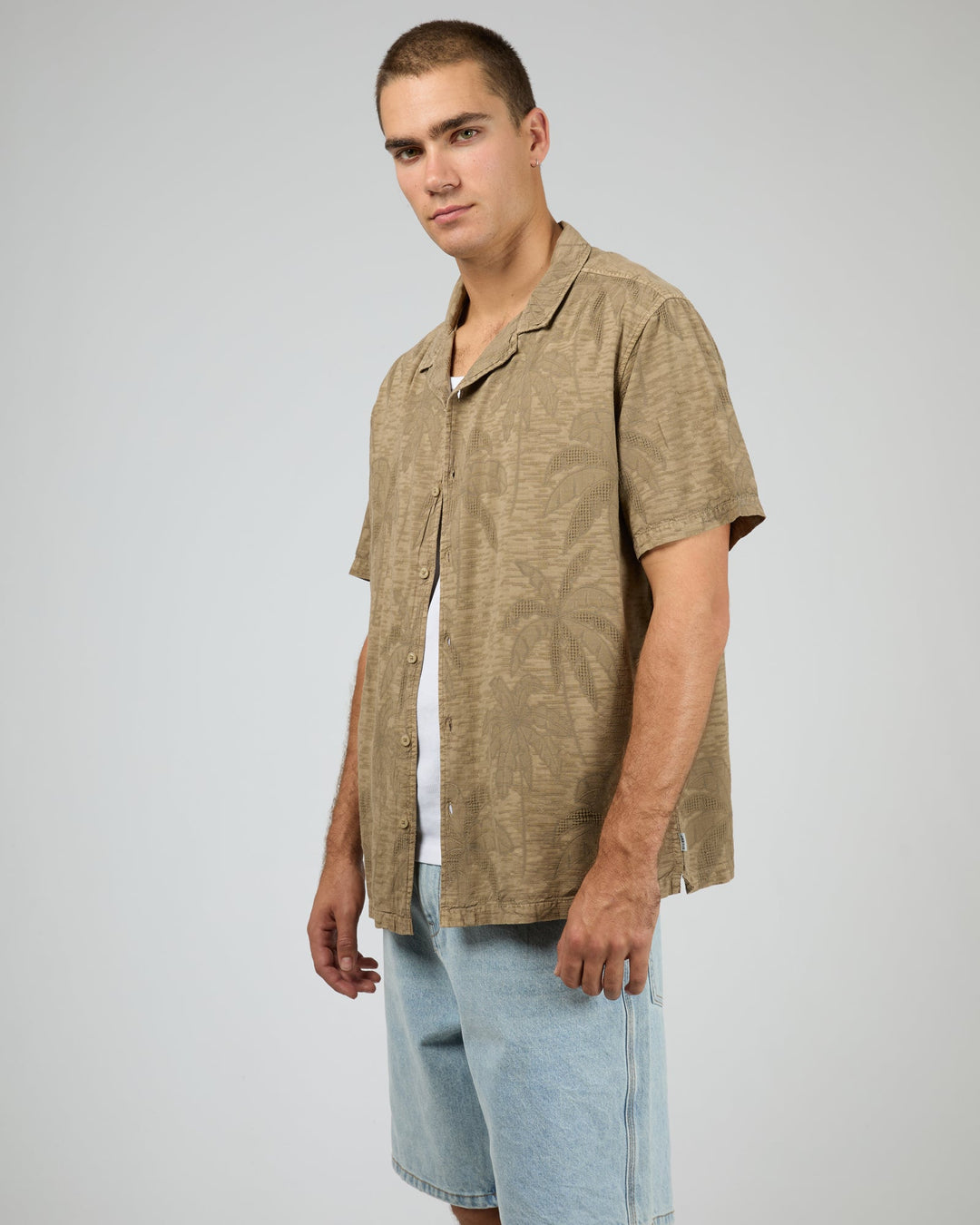 Silent Theory Foliage S/S Shirt - Brown - view 4
