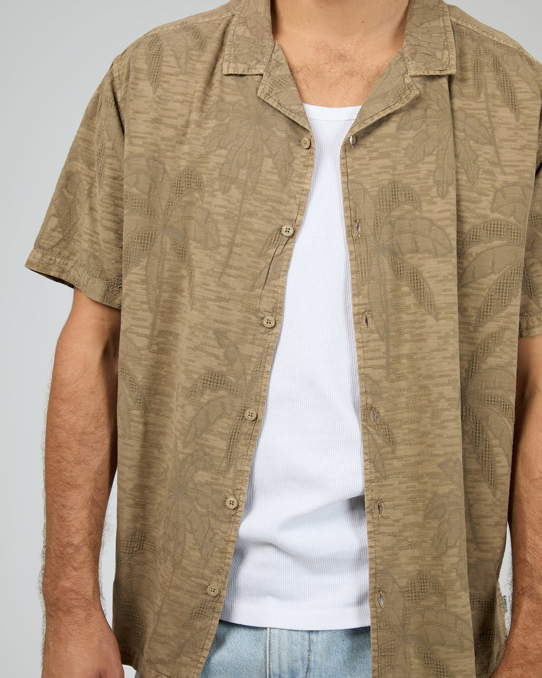 Silent Theory Foliage S/S Shirt - Brown - view 5
