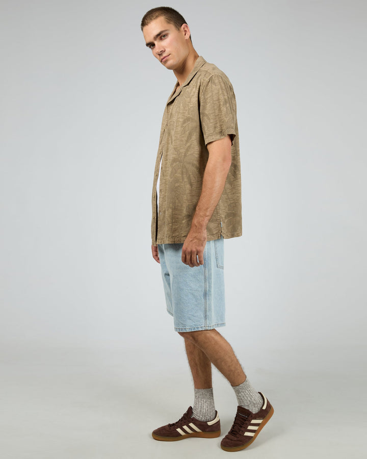 Silent Theory Foliage S/S Shirt - Brown - view 6