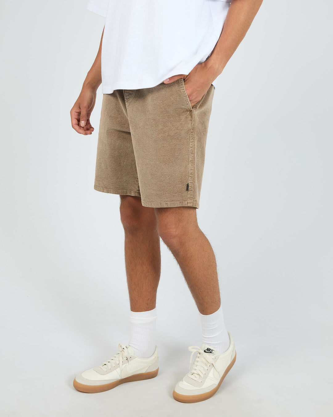 Silent Theory Cord Short - Mocha - view 4