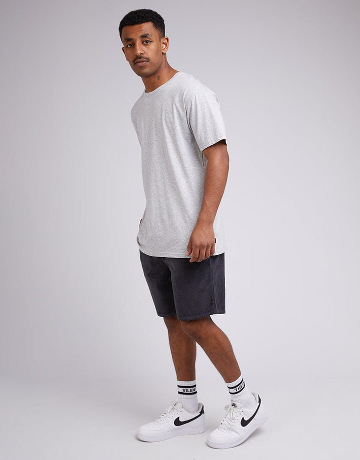 Silent Theory Cord Short - Washed Black - view 6